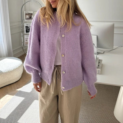 Cardigan Décontracté Femme – Maille Confortable