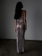 Robe maxi transparente pour femmes