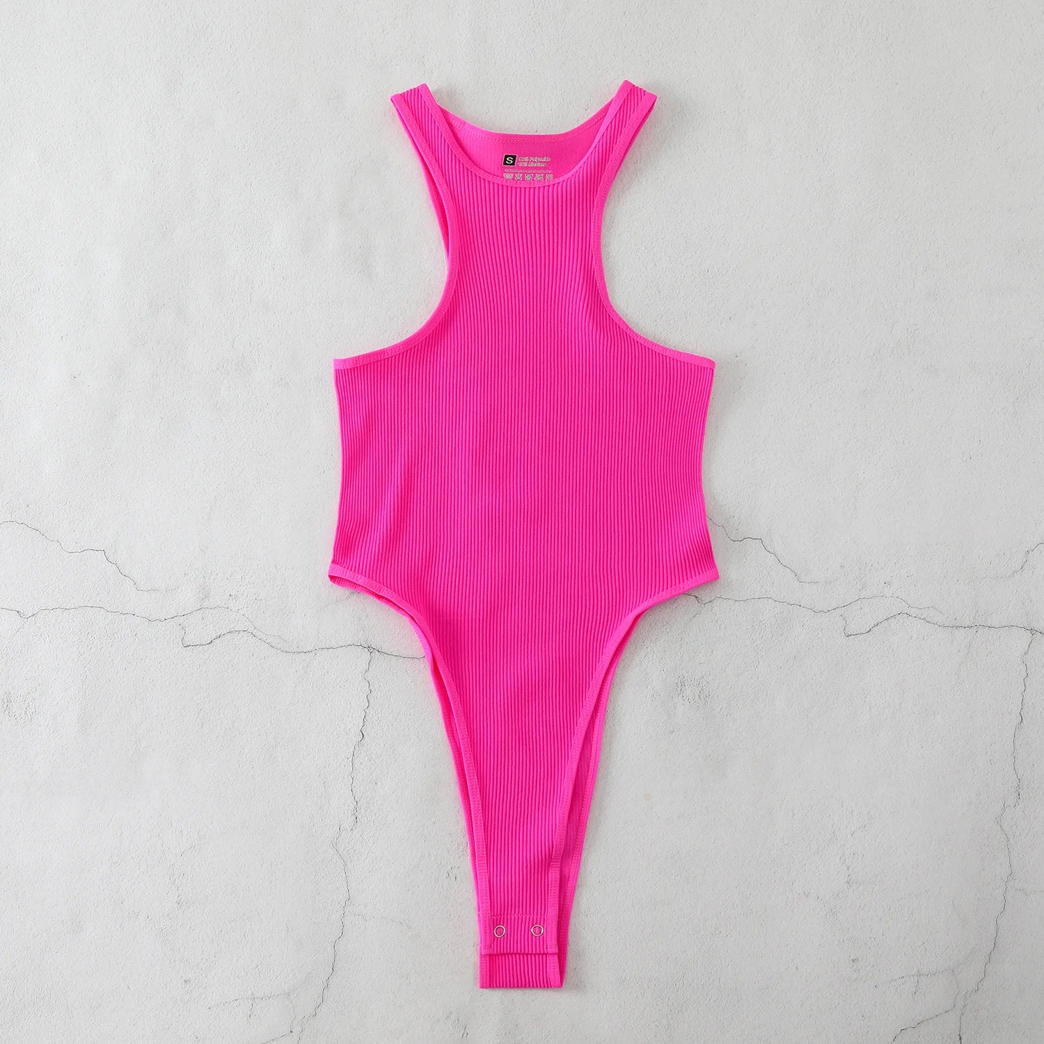 Body moulant sans manches pour femmes