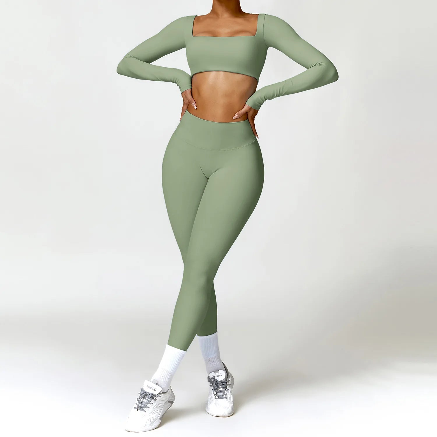 Ensemble 2 pièces de yoga sportif pour femmes