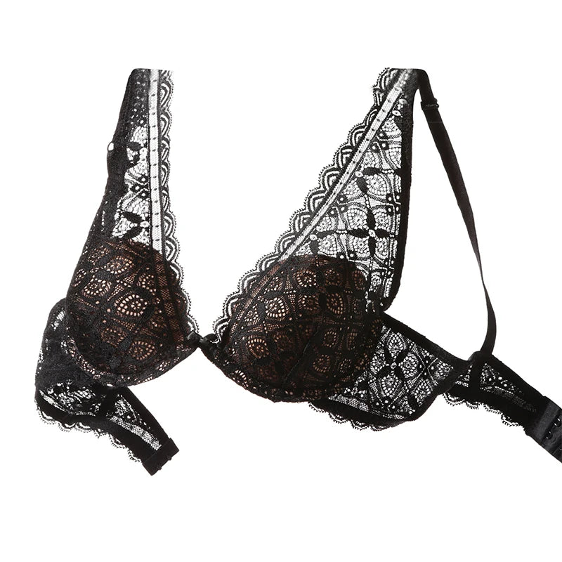 Soutien-gorge Push Up en dentelle pour femmes
