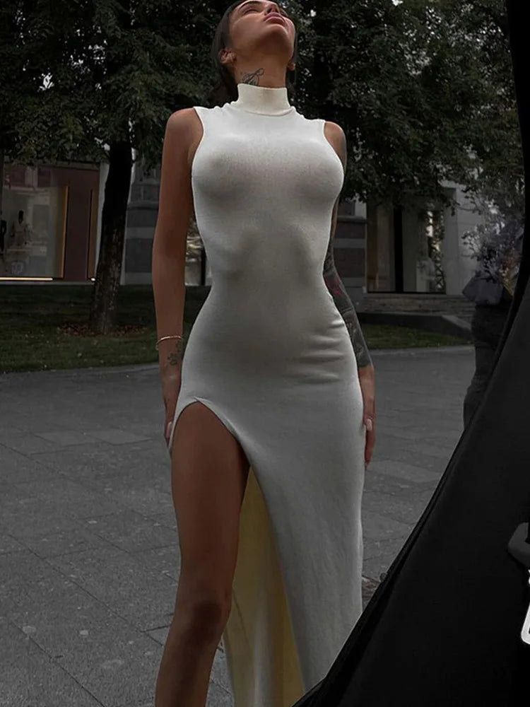 Robe Maxi fendue pour femmes