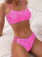 Maillot de bain 2 pièces à bretelles pour femmes