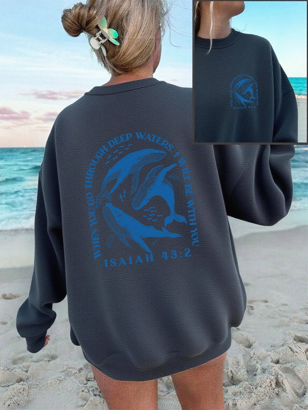 Sweat Oversize Femme – Baleine et Doublure Polaire