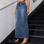 Jupe en jean vintage pour femmes