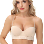 Soutien-gorge Push Up sans bretelles pour femmes