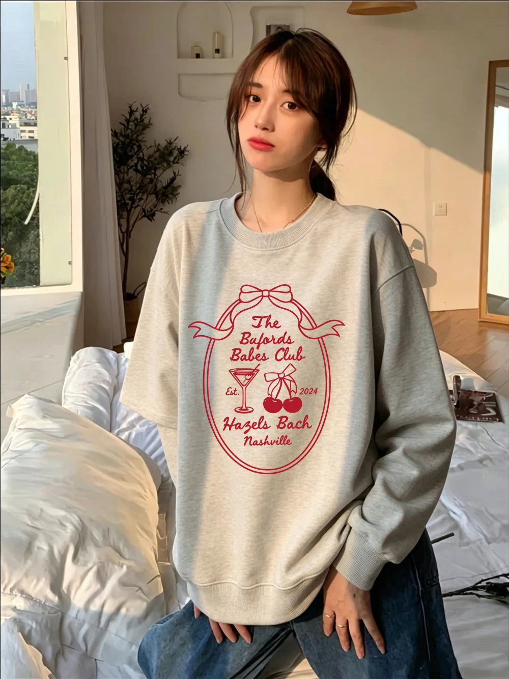Sweat-shirts imprimés The Bafords Babes Club pour femmes
