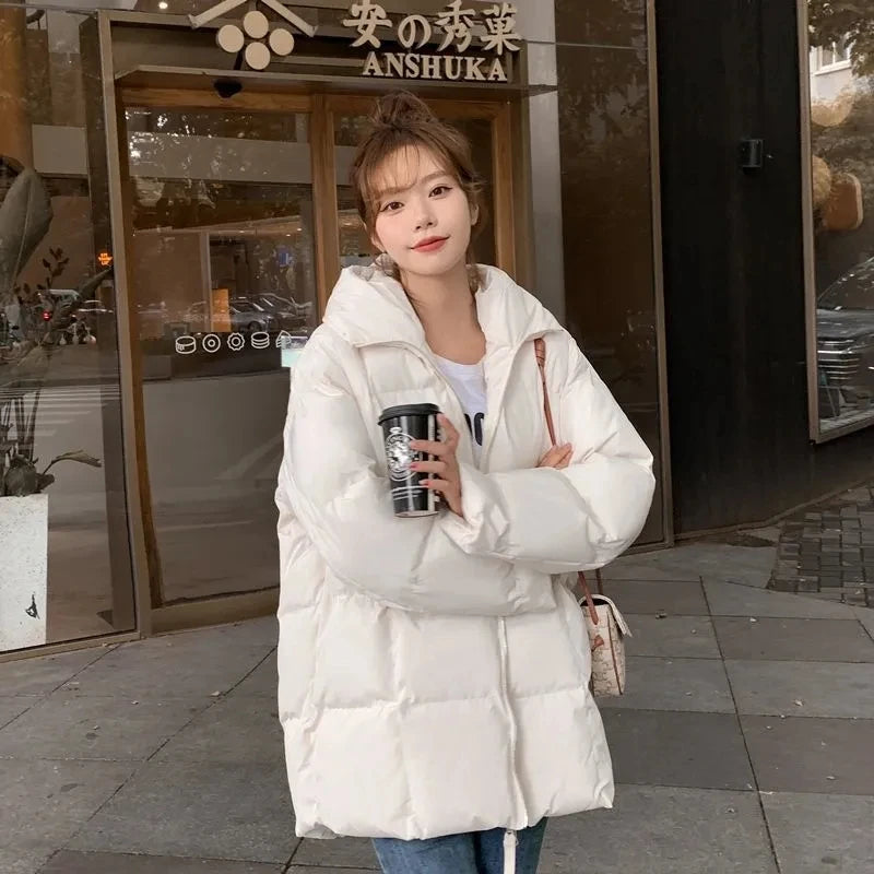 Manteau en duvet de coton pour femmes