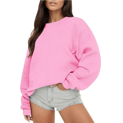 Pull Uni Femme – Coupe Décontractée