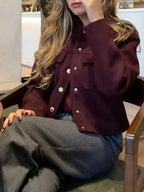 Veste courte vintage pour femmes