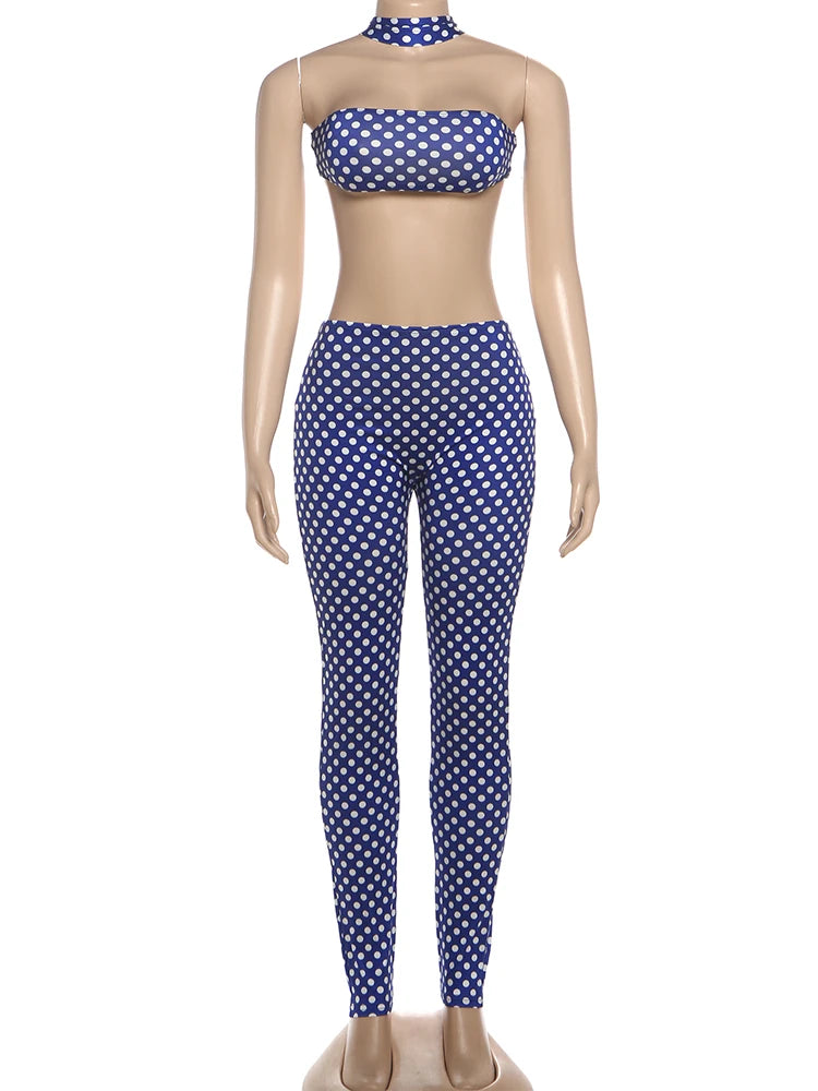 Ensemble de survêtement deux pièces débardeur dos nu sexy + legging assorti pour femmes