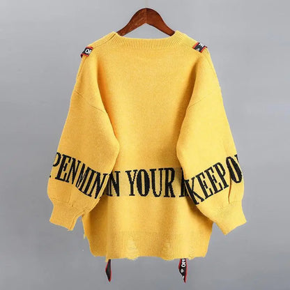 Pull Femme – Empiècements Contrastés