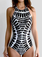 Maillot de bain une pièce imprimé pour femmes