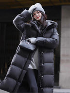 Manteau imperméable bouffée à capuche pour femmes