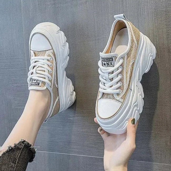 Baskets à fermeture à lacets pour femmes