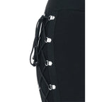 Leggings à lacets gothiques pour femmes