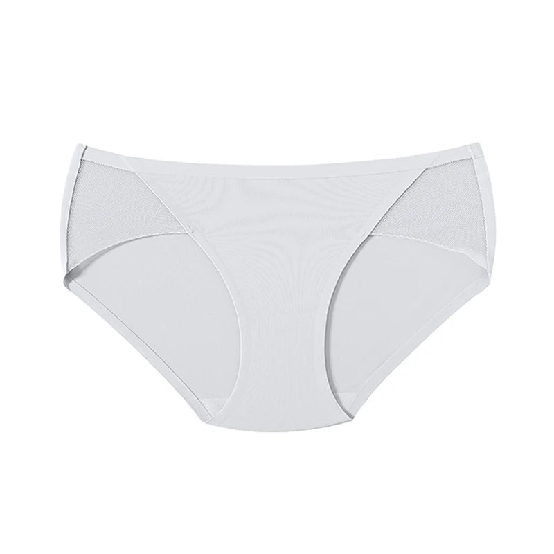 Culotte taille basse en soie glace pour femmes