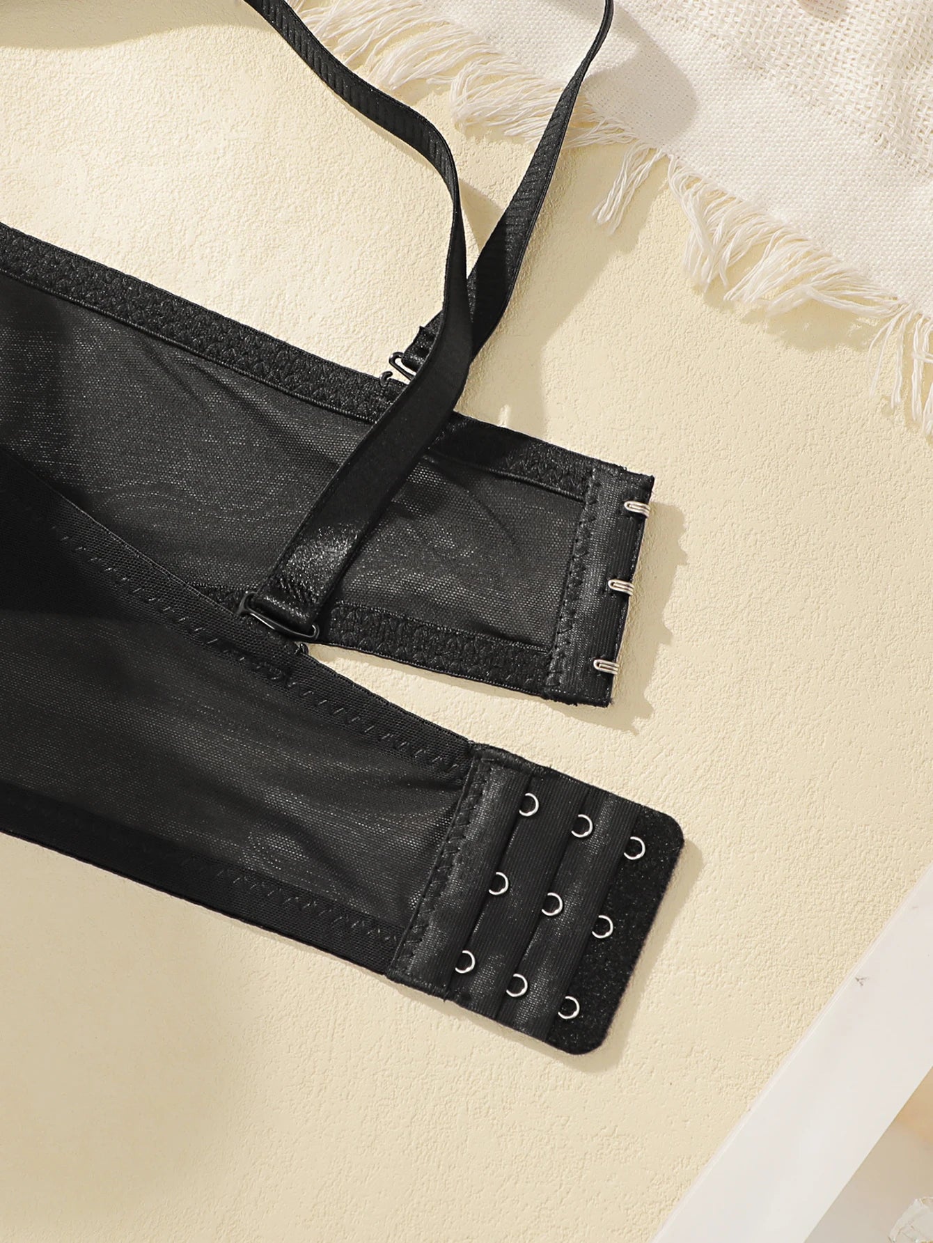 Soutien-gorge sexy en dentelle de couleur unie pour femmes