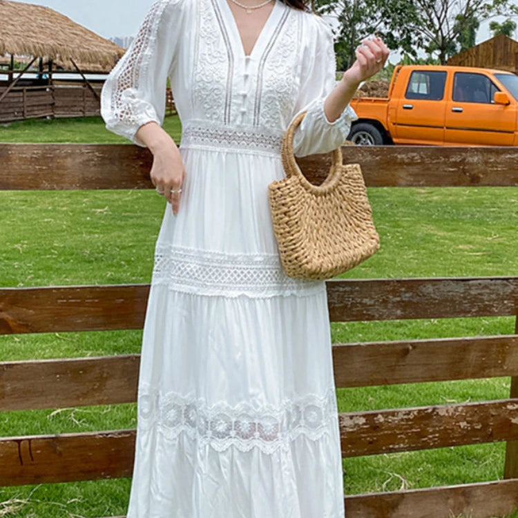 Robe longue de plage pour femmes