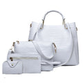 Ensemble 4 pièces sac à bandoulière pour femmes