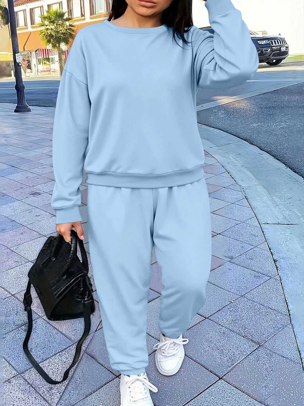 Ensemble Streetwear Femme – Sweat Oversize et Jogging