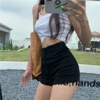 Short en jean  court taille haute sexy pour femmes