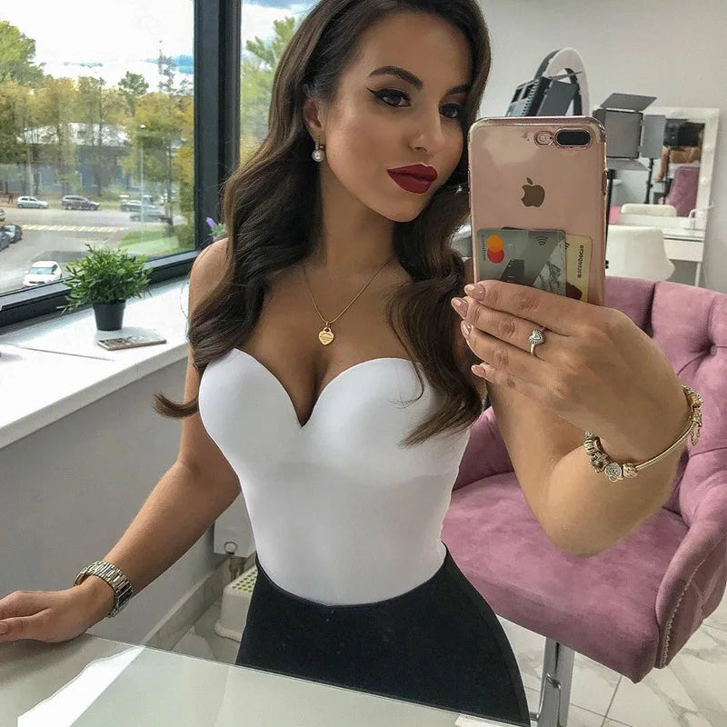 Body noire élégante pour femmes