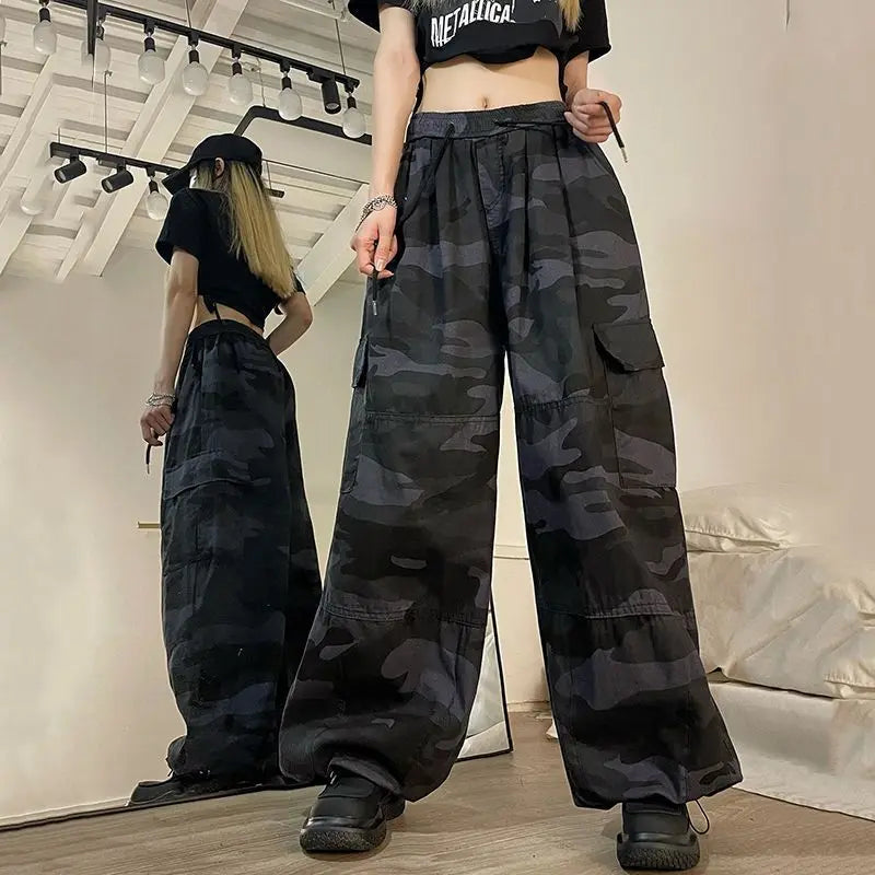 Pantalon cargo vintage pour femmes