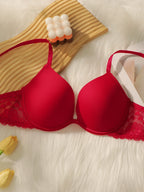 Soutien-gorge push up avec dentelle pour femmes