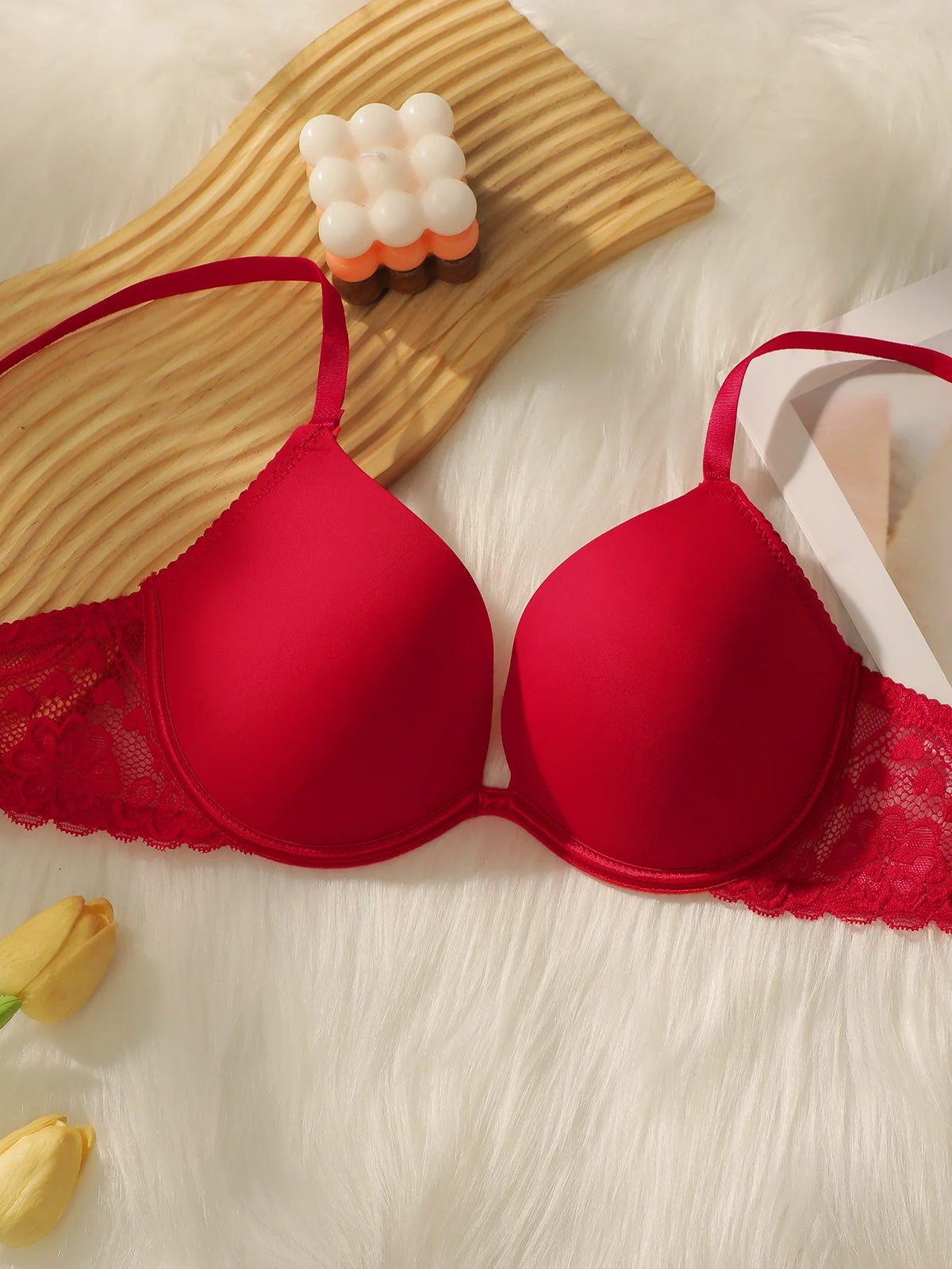 Soutien-Gorge Push-Up en Dentelle Femme