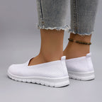 Chaussures plates d'été en maille respirante pour femmes