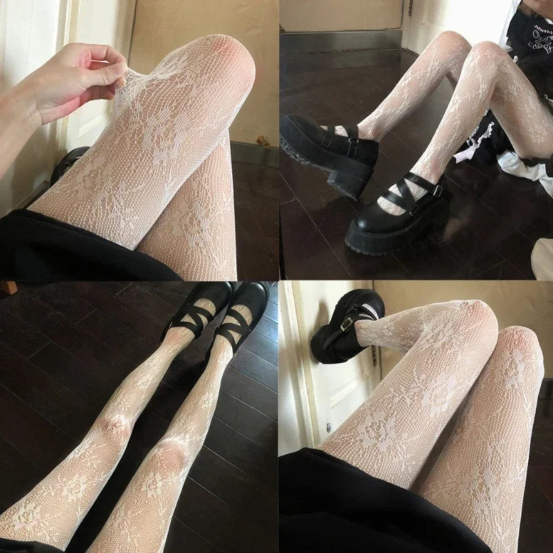 Bas longs résille Sexy pour femmes