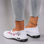 Chaussures plates d'été en maille respirante pour femmes