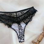 Ensemble soutien-gorge en dentelle et sans armatures et string ultra fin pour femmes