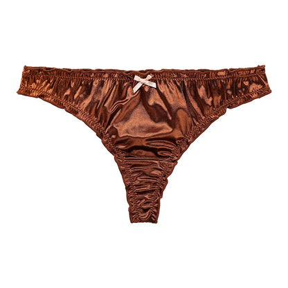 String Effet Soie Femme – Lingerie Discrète