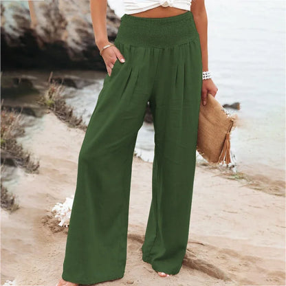 Pantalon Ample Femme – Coupe Fluide