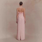 Robe longue élégante à imprimé floral pour femmes