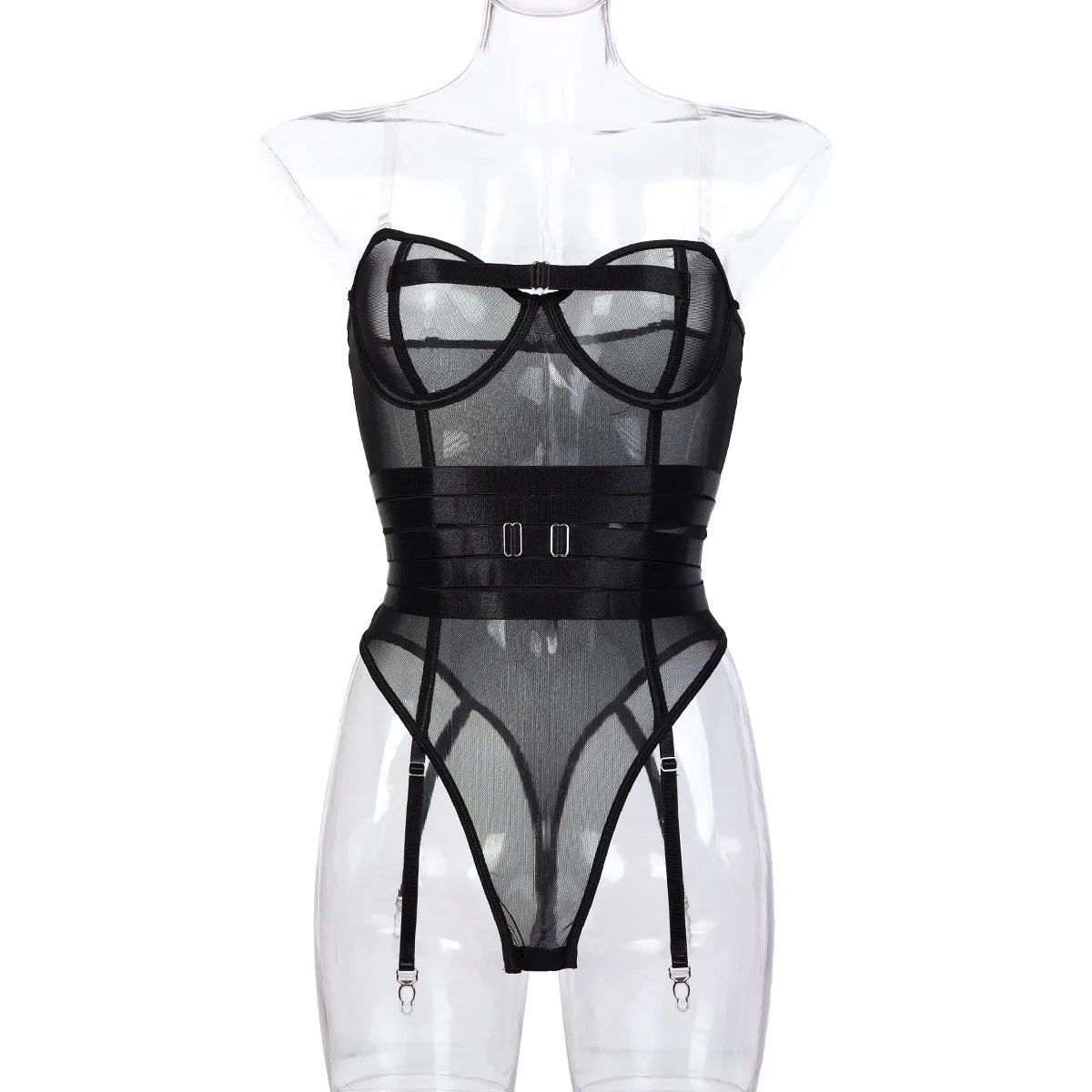 Body moulant en maille pour femmes