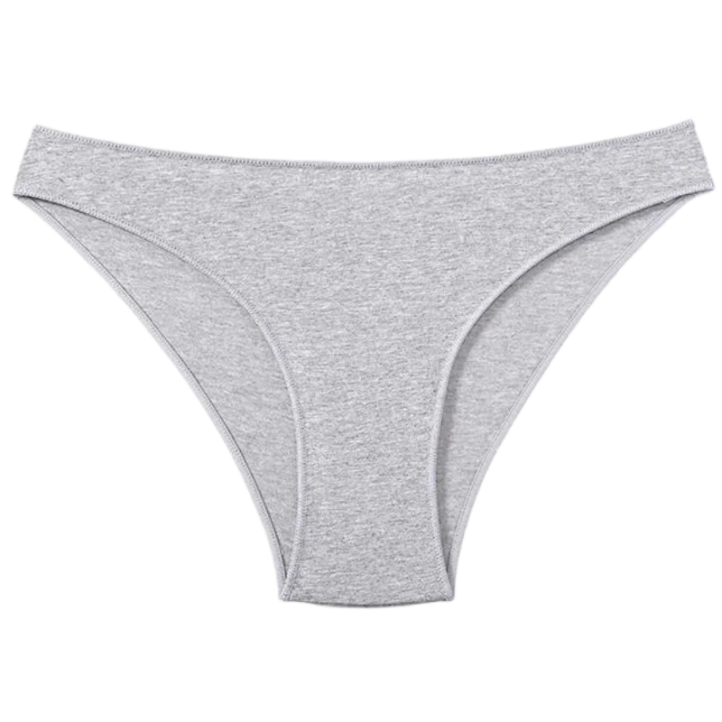 Culotte taille basse en coton pour femmes