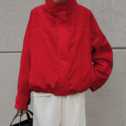 Veste femme urbaine à col montant