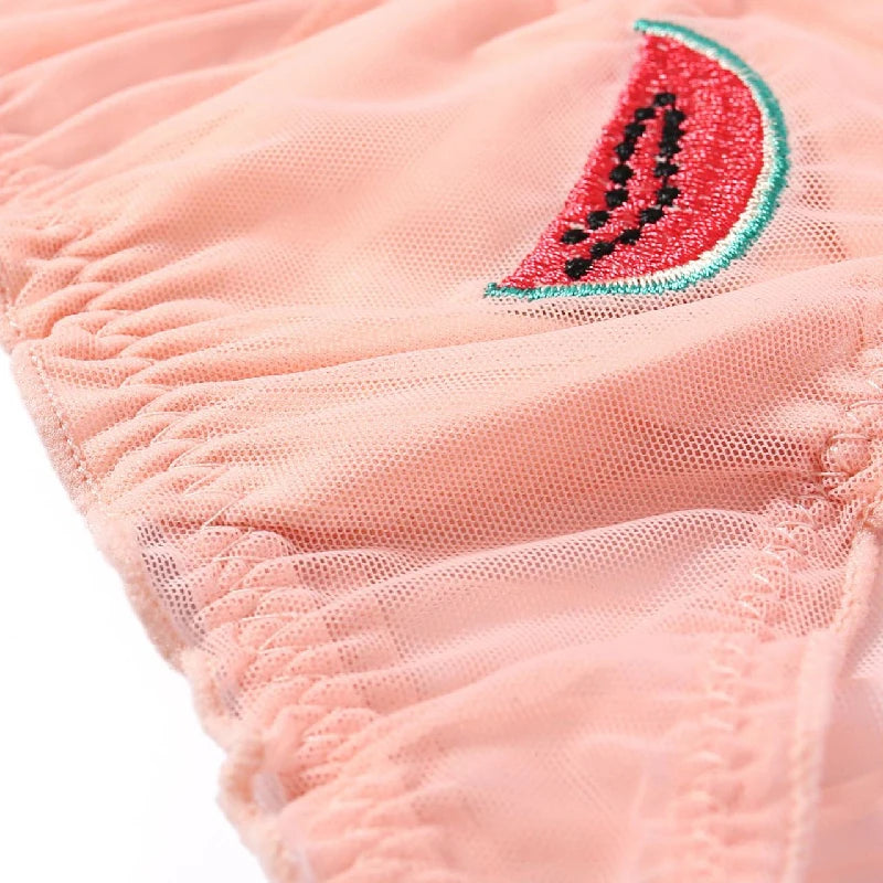 Culottes translucide taille basse pour femmes