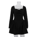 Robe mini à manches longues pour femmes