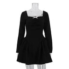 Robe mini à manches longues pour femmes