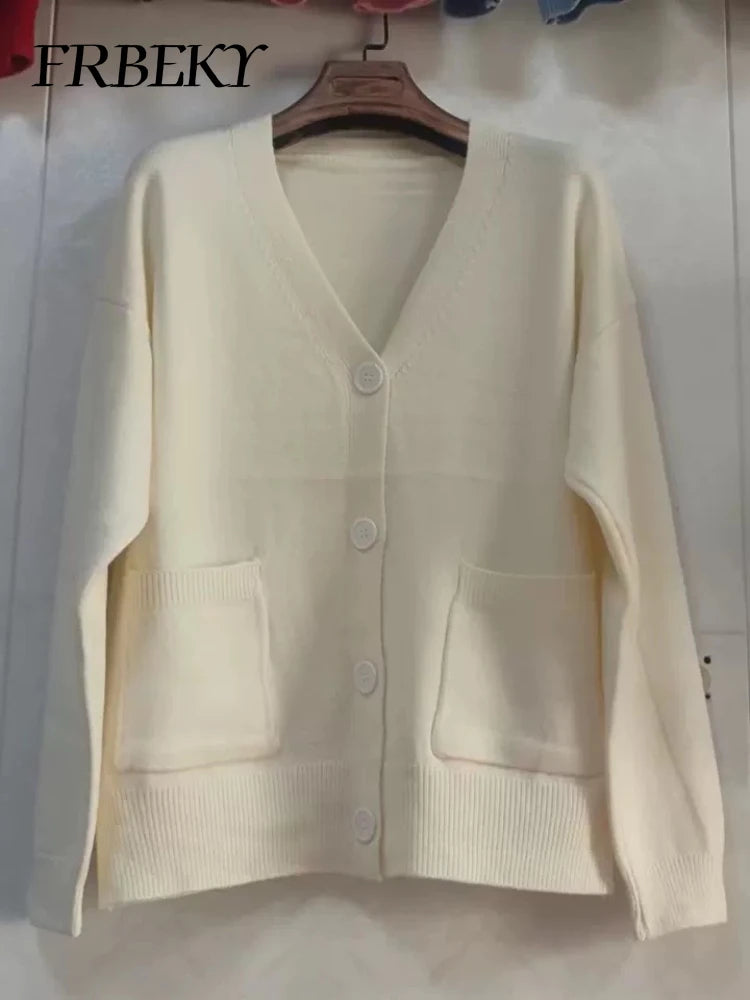 Cardigan décontracté de style paresseux pour femmes