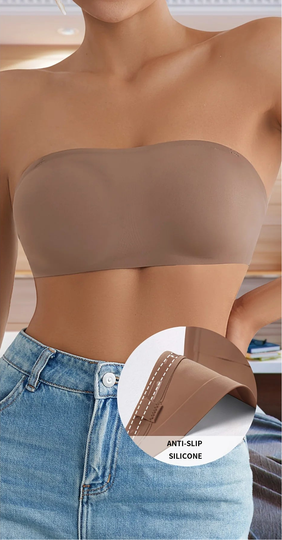 Soutien-gorge sans bretelles pour femmes