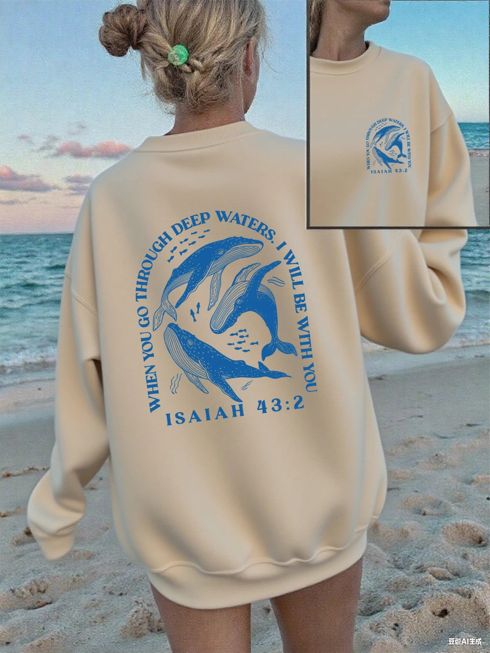 Sweat Oversize Femme – Baleine et Doublure Polaire