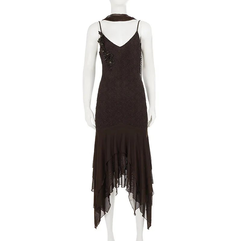 Robe de soirée sexy et élégante en dentelle pour femmes