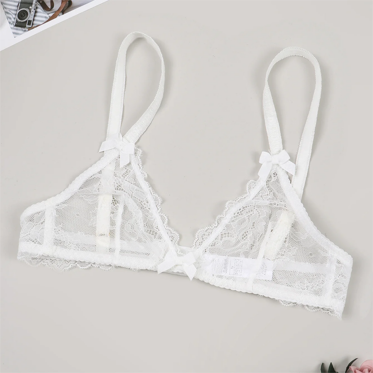 Soutien-Gorge Transparent Femme – Effet Voile