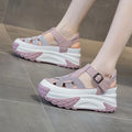 Sandales en cuir véritable pour femmes