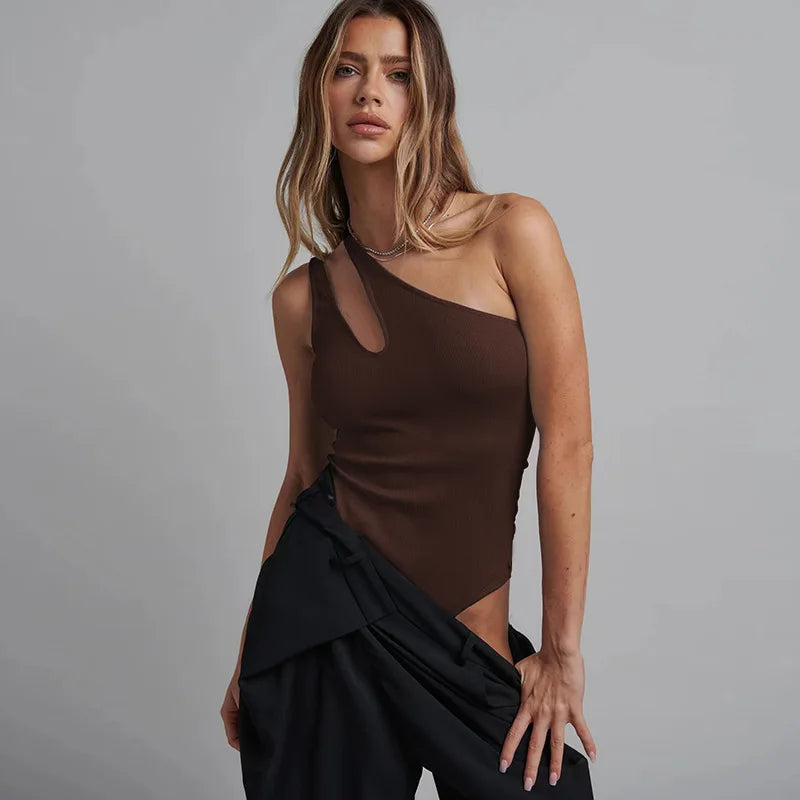 Body sexy une épaule pour femmes
